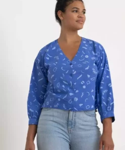 North Of West Sale Rosa Squiggles Blouse