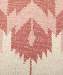 Casa Amarosa Rosette Kilim Wool Throw Pillow Cover 10 Casa Amarosa Rosette Kilim Wool Throw Pillow Cover