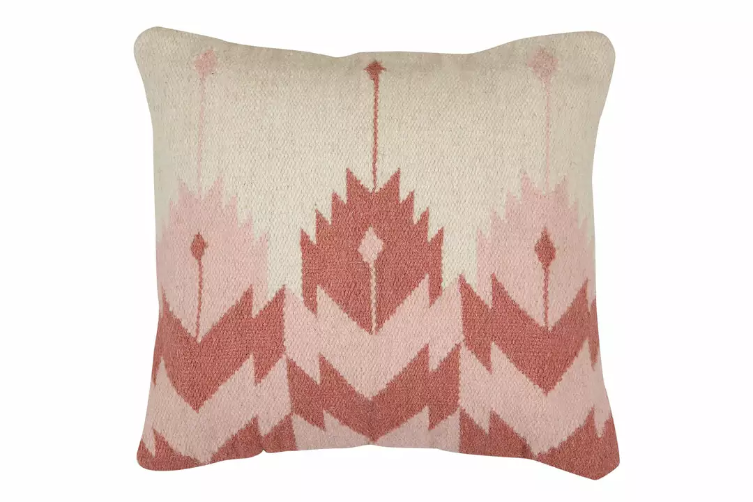 Casa Amarosa Rosette Kilim Wool Throw Pillow Cover 1 Casa Amarosa Rosette Kilim Wool Throw Pillow Cover