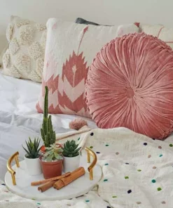 Casa Amarosa Rosette Kilim Wool Throw Pillow Cover 9 Casa Amarosa Rosette Kilim Wool Throw Pillow Cover