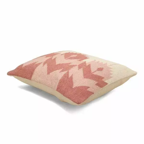 Casa Amarosa Rosette Kilim Wool Throw Pillow Cover 5 Casa Amarosa Rosette Kilim Wool Throw Pillow Cover