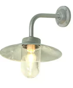Ameico Round Exterior Bracket Light - Galvanized Lighting