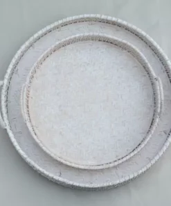 Amara New Arrivals Round Rattan Tray 15 Amara New Arrivals Round Rattan Tray