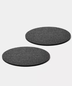 Slash Objects Kitchen + Dining Round Recycled Rubber Trivet Set