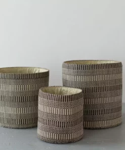 Will & Atlas Home Goods Kalied Round Storage Basket Set