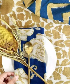 Ichcha Royal Gold Mix + Match Napkin Set Kitchen + Dining