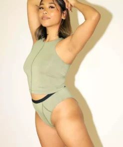 Mary Young Ryder Bamboo Crop Top Sustainable Materials