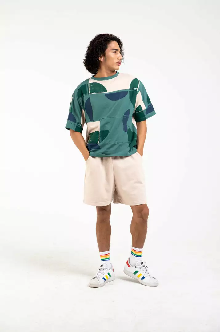 Tonlé Sabra Unisex Upcycled Shorts Clothing 1 Tonlé Sabra Unisex Upcycled Shorts Clothing