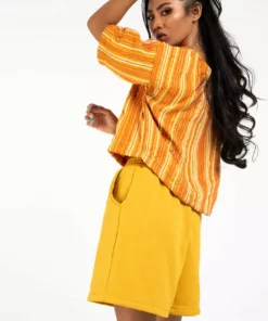 Tonlé Sabra Unisex Upcycled Shorts Clothing 10 Tonlé Sabra Unisex Upcycled Shorts Clothing