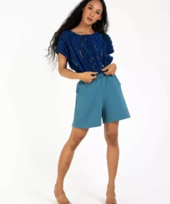 Tonlé Sabra Unisex Upcycled Shorts Clothing 11 Tonlé Sabra Unisex Upcycled Shorts Clothing