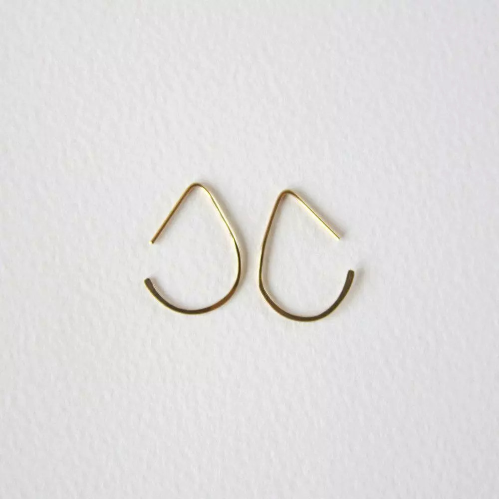 Salt + Still Handcrafted 14K Hook Earrings 1 Salt + Still Handcrafted 14K Hook Earrings