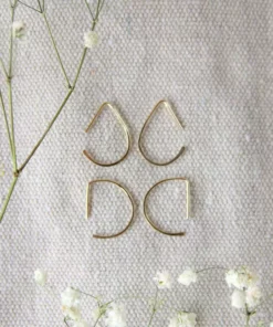 Salt + Still Handcrafted 14K Hook Earrings 5 Salt + Still Handcrafted 14K Hook Earrings