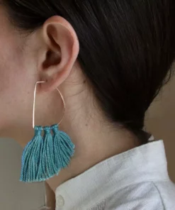 Salt + Still Handcrafted Fin Fringe Earrings