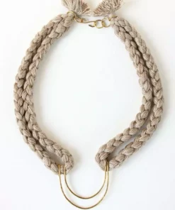 Salt + Still Fossa Necklace Handcrafted 8 Salt + Still Fossa Necklace Handcrafted