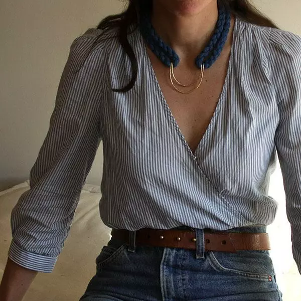 Salt + Still Fossa Necklace Handcrafted 2 Salt + Still Fossa Necklace Handcrafted