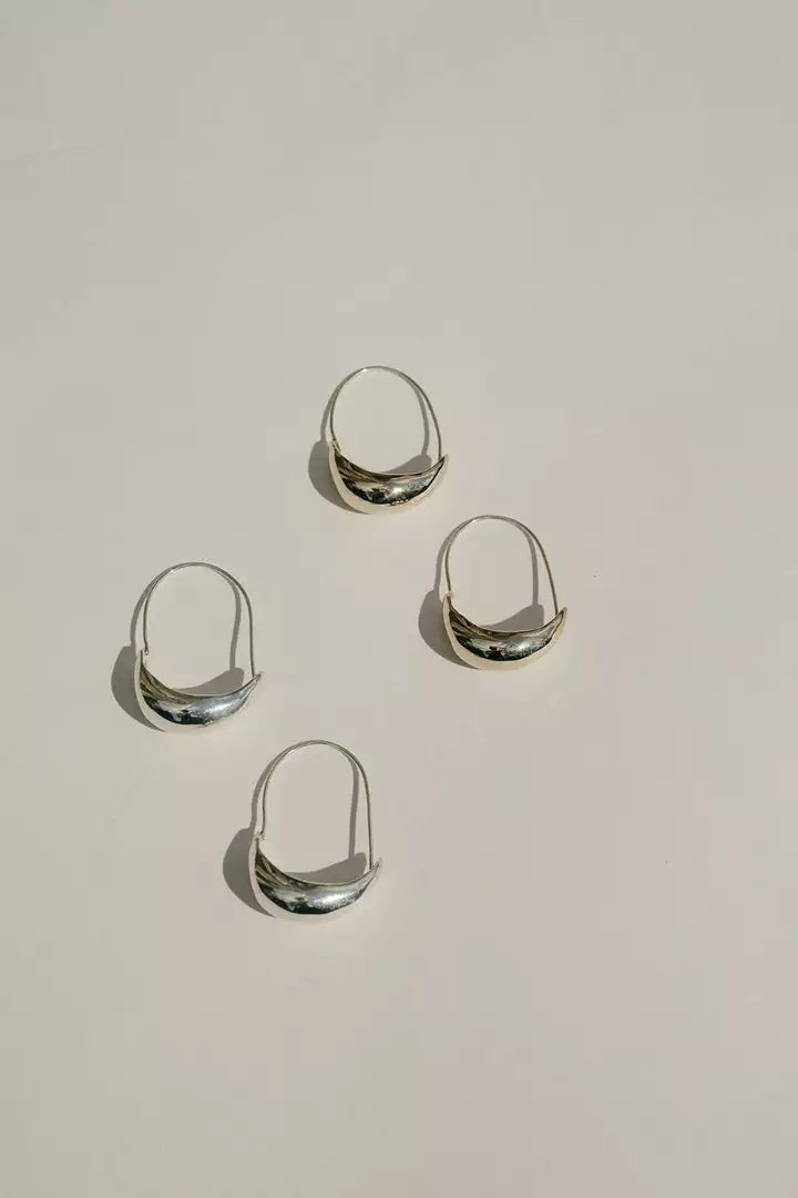 Salt + Still Vessel Hoop Earrings 4 Salt + Still Vessel Hoop Earrings