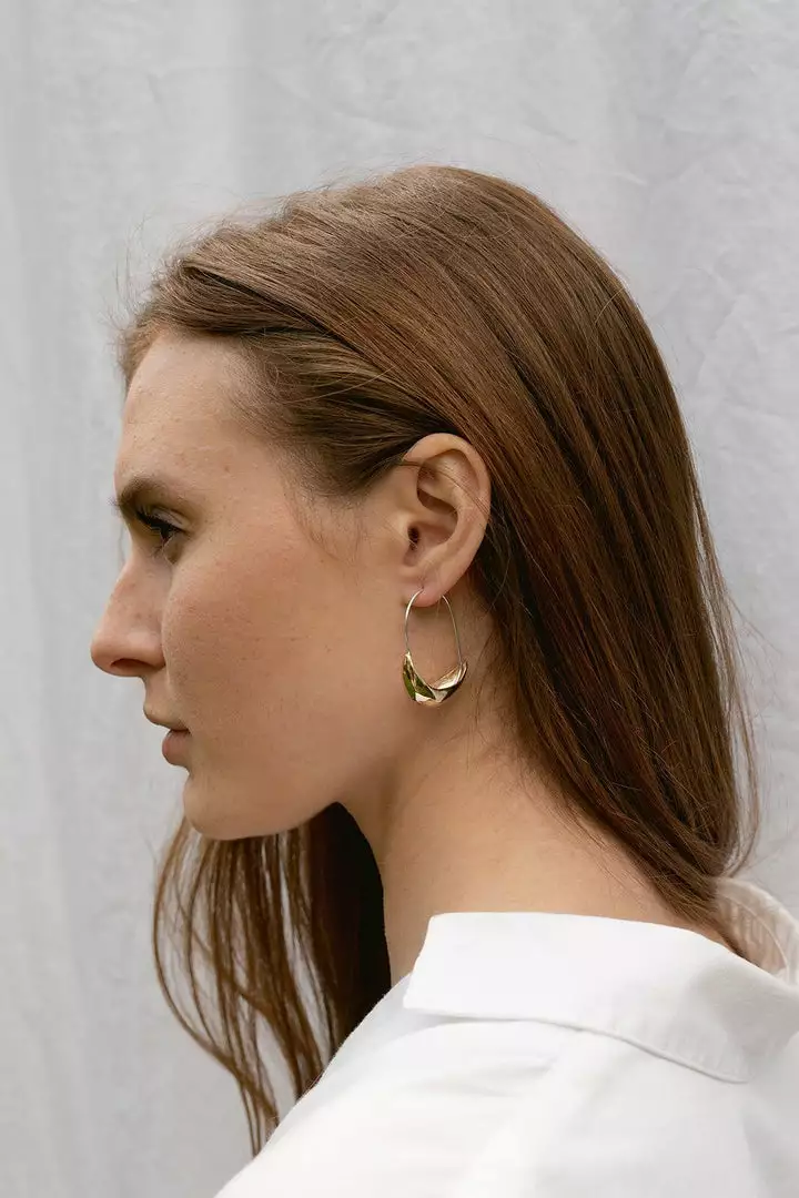 Salt + Still Vessel Hoop Earrings 3 Salt + Still Vessel Hoop Earrings