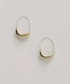 Salt + Still Vessel Hoop Earrings