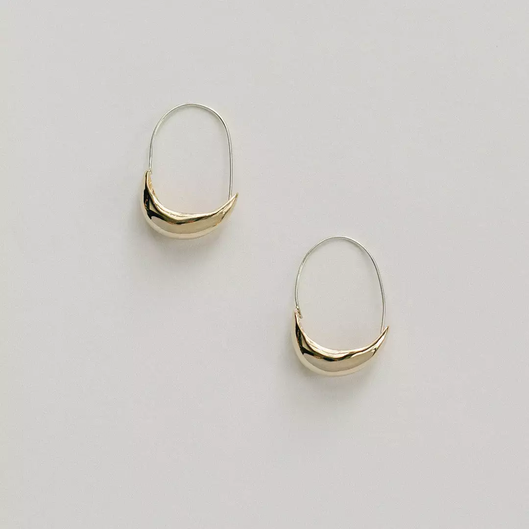 Salt + Still Vessel Hoop Earrings 1 Salt + Still Vessel Hoop Earrings