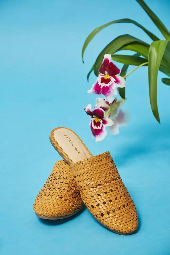Salt & Umber Best Sellers Lily Mule - Mustard 6 Salt & Umber Best Sellers Lily Mule - Mustard