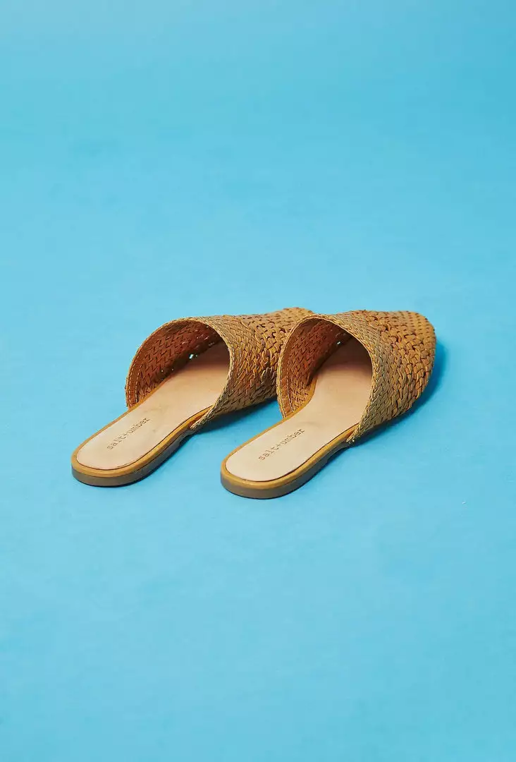 Salt & Umber Best Sellers Lily Mule - Mustard 9 Salt & Umber Best Sellers Lily Mule - Mustard
