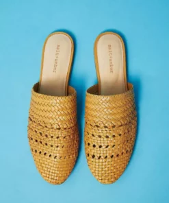 Salt & Umber Best Sellers Lily Mule - Mustard 18 Salt & Umber Best Sellers Lily Mule - Mustard