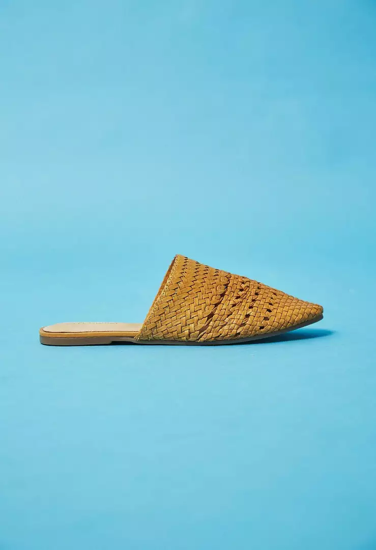 Salt & Umber Best Sellers Lily Mule - Mustard 10 Salt & Umber Best Sellers Lily Mule - Mustard