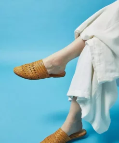 Salt & Umber Best Sellers Lily Mule - Mustard 15 Salt & Umber Best Sellers Lily Mule - Mustard