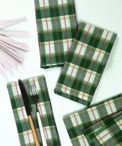 Archive New York San Andres Gingham Napkin Set Home Goods