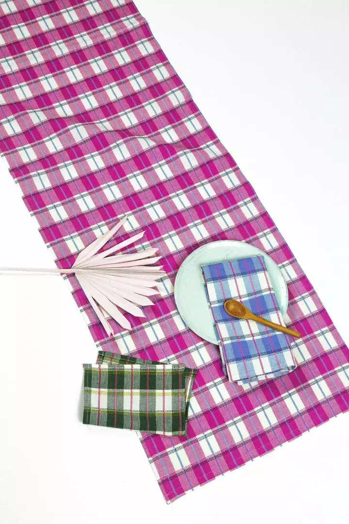 Archive New York San Andres Gingham Table Runner Kitchen + Dining 1 Archive New York San Andres Gingham Table Runner Kitchen + Dining