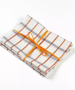 Archive New York San Lucas Plaid Cocktail Napkin Set