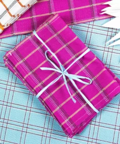 Archive New York San Lucas Plaid Cocktail Napkin Set