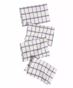 Archive New York San Lucas Plaid Cocktail Napkin Set