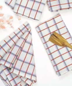 Archive New York San Lucas Plaid Napkin Set Kitchen + Dining