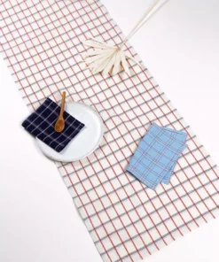Archive New York San Lucas Plaid Table Runner