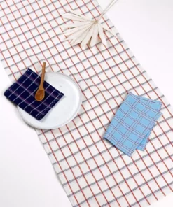 Archive New York San Lucas Plaid Table Runner