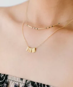 Sara Patino Jewelry Flair Recycled Gold Necklace