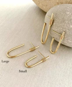 Sara Patino Jewelry Joy Recycled Gold Earrings - Large