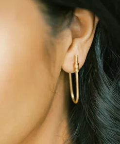 Sara Patino Jewelry Joy Recycled Gold Earrings - Large