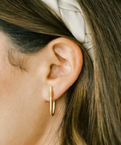 Sara Patino Jewelry Joy Recycled Gold Earrings - Small