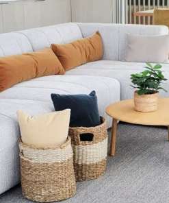 Korissa Savar Hamper Basket With Handle Set - Natural