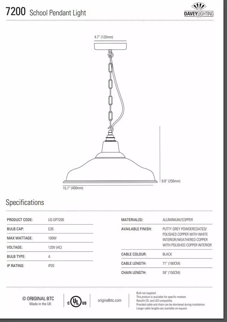 Ameico School Pendant Light - Green Lighting 2 Ameico School Pendant Light - Green Lighting