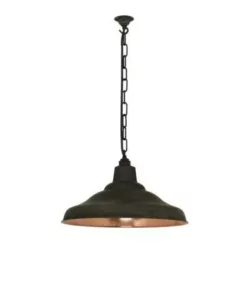 Ameico School Pendant Light - Weathered Copper Lighting
