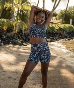 Sensi Graves Annette Recycled Crop Top Activewear + Athleisure