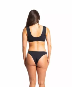 Sensi Graves Sofi Recycled Bikini Top - Third Eye + Black Made In USA