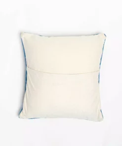 K-apostrophe Home Goods Serpents + Ladders Azul Wool Floor Pillow