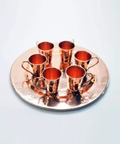 Sertodo Copper Barware Gunslinger Mini Mule Recycled Copper Shot Cup Set