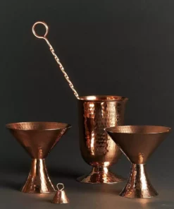 Sertodo Copper Recycled Copper Martini Set Kitchen + Dining