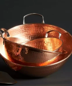 Sertodo Copper Recycled Copper Mixing Bowls