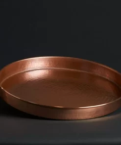 Sertodo Copper Kitchen + Dining Oyster Bar Cart Recycled Copper Tray